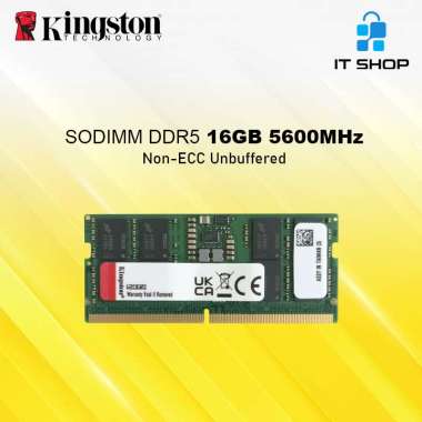 Kingston Memory Sodimm 16GB DDR5 - 5600MHz