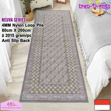 Tren-D-rugs Karpet eropa aesthetic 80 cm x 200 cm anti slip motif abstrak modern alas lantai dapur l