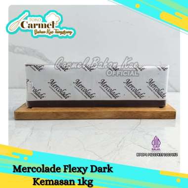 Mercolade Flexy Dark Compound 1kg (berat +/-) Coklat Batangan