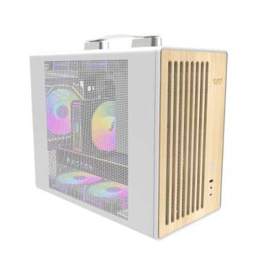 darkFlash WD200 M-ATX PC Casing [NO FAN] Putih