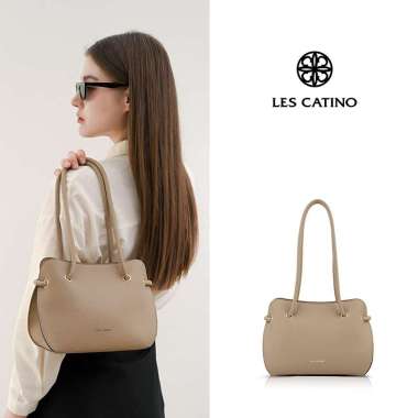 Tas Wanita Les Catino Danin Satchel -Warm Taupe