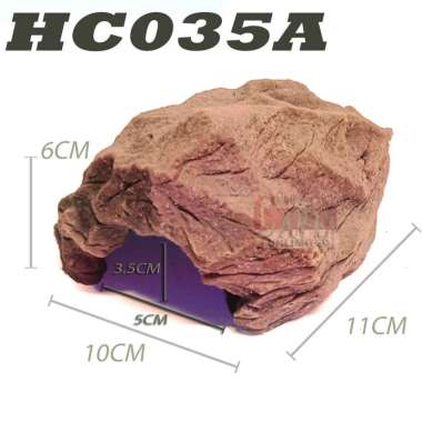 HC023 HIDING CAVE 2IN1 POHON KAYU MINI RUMAH TEMPAT SEMBUNYI TARANTULA P METALLICA PULCHRIPES PORTER