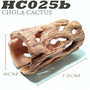 HC023 HIDING CAVE 2IN1 POHON KAYU MINI RUMAH TEMPAT SEMBUNYI TARANTULA P METALLICA PULCHRIPES PORTER