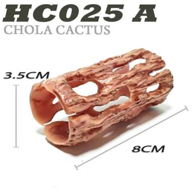 HC023 HIDING CAVE 2IN1 POHON KAYU MINI RUMAH TEMPAT SEMBUNYI TARANTULA P METALLICA PULCHRIPES PORTER