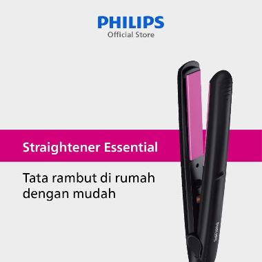 Philips | Straightener StraightCare Essential | Catokan Rambut | Rambut Lurus dengan Perlidungan Keratin Teknologi | HP8401/00