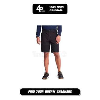 Celana Pria Timberland Mix Media Cargo Short Black (TB0A5ZAS-001) Original 34