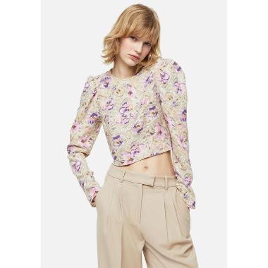H&M Rachael Blouse Wanita - Beige [1138626001] M