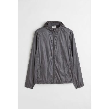 H&M Brisk Lightweight Jkt Jaket Wanita - Grey [1090879002] XS