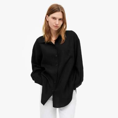 H&M Lucy Shirt Wanita - Black [0939703034] S