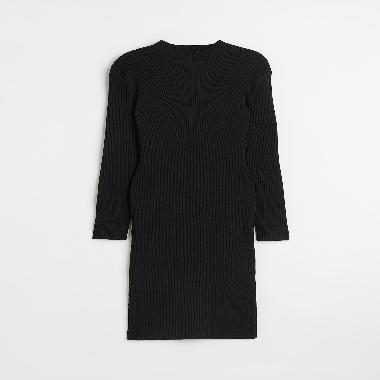H&M Vivvi Dress Wanita - Black [1009167008] S