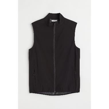 H&M Turbo Running Vest Jaket Wanita - Black [1090585001] XS