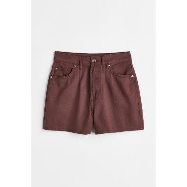 H&M Divided Eq Woody Twill Shorts Celana Pendek Wanita - Brown [1109220003] 36