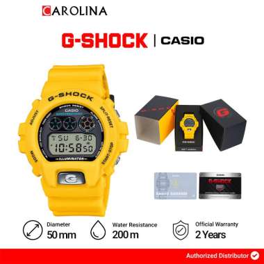 Jam Tangan Pria CASIO G-SHOCK 6900 LINE 30TH ANNIVERSARY MODEL DW-6900TR-9D Digital Dial Yellow Resi