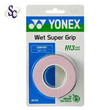 New Color Super Grip Tape Yonex AC102EX / AC 102 EX ( 3 in 1 ) Mist Pink