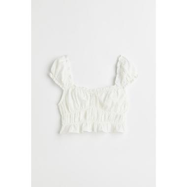 H&M Eq W Willow Blouse Wanita - White [1120576002] S