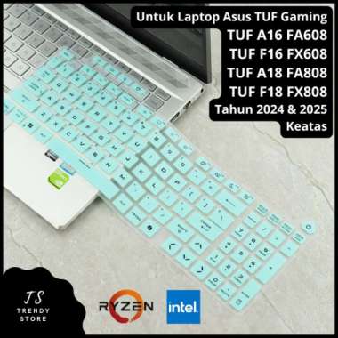 Keyboard Protector Asus TUF A16 F16 A18 F18 FA608, FA808, FX608, FX808 Cover Pelindung Keyboard Mint