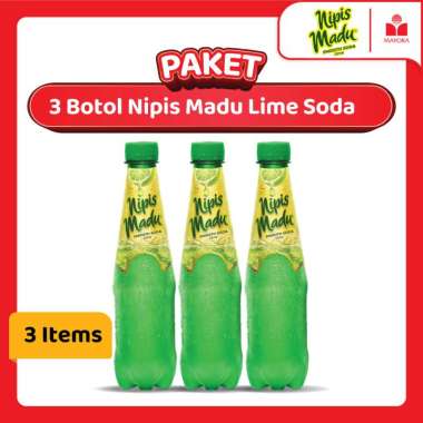 Paket 3 Botol Nipis Madu Lime Soda