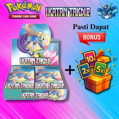 Pokemon Ikatan Takdir Booster Box SV9S / Kartu Pokemon TCG Indonesia /Kartu Game Koleksi Pokemon TCG