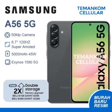 Samsung A56 5G 20GB RAM Total Baru Free Upgrade Variant 12/256 12GB 8/256 8GB 256GB 8/128 GARANSI RE