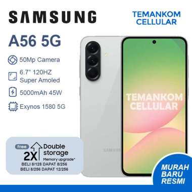 Samsung A56 5G 20GB RAM Total Baru Free Upgrade Variant 12/256 12GB 8/256 8GB 256GB 8/128 GARANSI RE