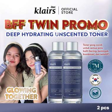 Dear Klairs Supple Preparation Unscented Toner 180 mL - Twin Pack