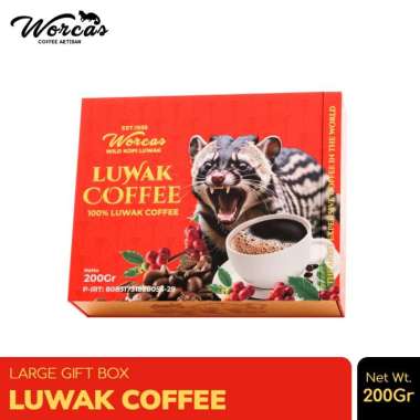 Jual Worcas Kopi Luwak Liar Bali King Luxury Package 200gr Di