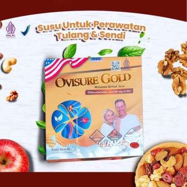 OVISURE GOLD ASLI ORIGINAL MILK SUSU VITAMIN TULANG SENDI NYERI OTOT LUTUT KRAM KEBAS