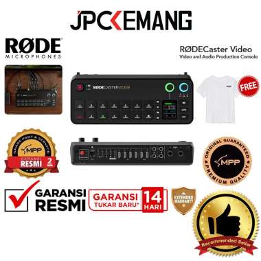 JPC KEMANG Rode RODECaster Video Production Console Rode Caster Video Switcher and Audio Mixer GARAN
