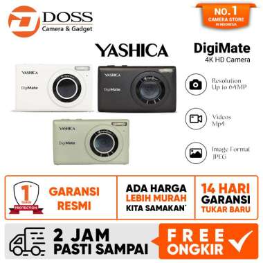 Yashica DigiMate Compact Digital Camera Black