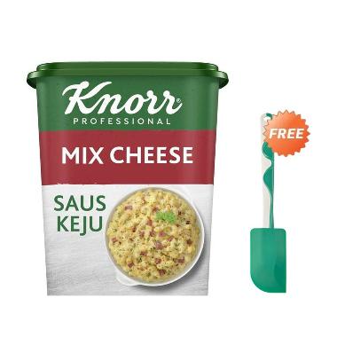1 Pcs Buy Knorr Cheese Sauce Mix Bumbu Masak Tub [750 g] Free Spatula IKEA Rubber Silicon and Plasti