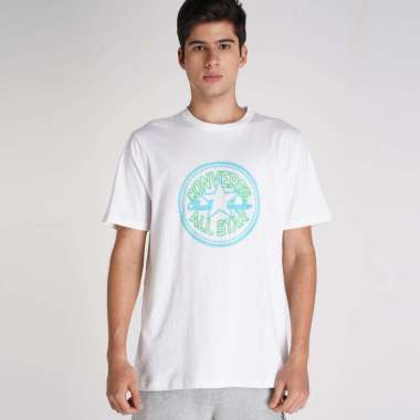 Converse Neon Sign Chuck Patch Tee White CONMT4045102 L