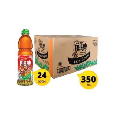 Pucuk Harum Less Sugar Minuman Teh Rendah Gula 1 Karton ( 24 x 350ml )