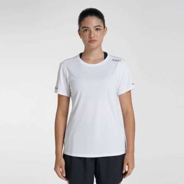 2XU Women Running T-Shirt Aero Baju Lari Wanita [2XUWR6565AWS] M Wht/Srf