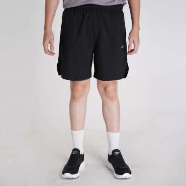 Reebok Men Training Shorts Balveer Performance Celana Pendek Fitness Pria [REEMPS2513BL] M Black