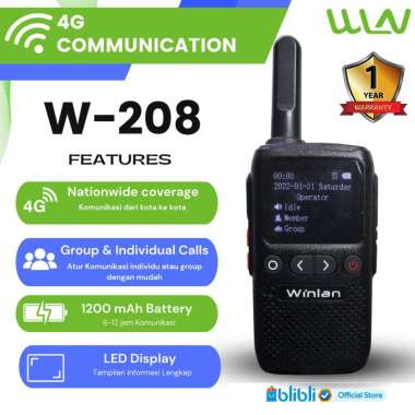 HT WINLAN WLN W-208 / HT POC SIM CARD / HT GSM 4G