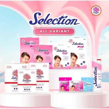 KAPAS WAJAH SELECTION 75G, 50G, 35G DAN KAPAS BULAT - KAPAS PEMBERSIH WAJAH BULAT 80