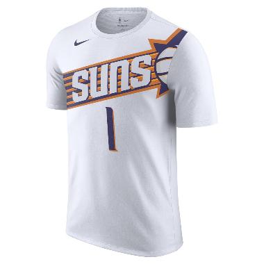 NIKE Men Basketball Devin Booker Phoenix Suns Short Sleeve T-Shirt Kaos Basket Pria [FD9807-109] 2XL