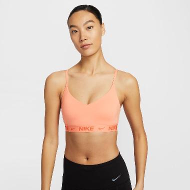 NIKE Women Training Indy Light Support Padded Adjustable Sports Bra Pakaian Fitness Wanita [FD1063-8