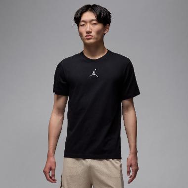 NIKE Men Basketball Jordan Sport Dri-FIT Sleeveless T-Shirt Kaos Basket Pria [HJ2397-010] XL Black/W