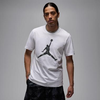 NIKE Men Basketball Jordan Sport Dri-FIT T-Shirt Kaos Basket Pria [HJ2862-102] 2XL White