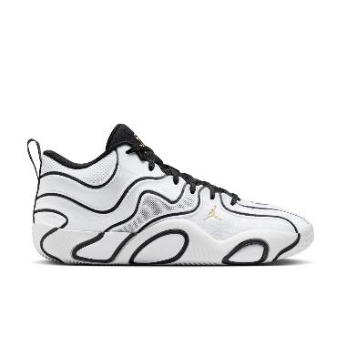 NIKE Men Basketball Jordan Tatum 3 Pf Shoes Sepatu Basket Pria [IB8150-100] 12 White/Metallic Gold-B