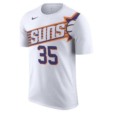 NIKE Men Basketball Kevin Durant Phoenix Suns Short Sleeve T-Shirt Kaos Basket Pria [FD9807-101] M W