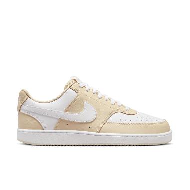 NIKE Men Sportswear Court Vision Low Shoes Sepatu Olahraga Pria [HM9862-200] 9.5 Lt Khaki/White