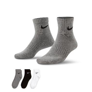 NIKE Unisex Training Everyday Lightweight Ankle Socks 3 Pairs Kaos Kaki Fitness Pria / Wanita [SX767