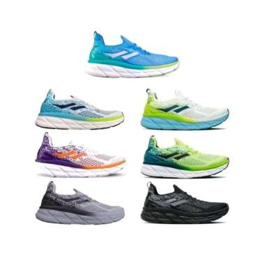 SEPATU RUNNING MILLS ENERMAX NANOKNIT NEW 7 WARNA 42 BLUE CYAN