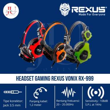 Rexus Vonix RX-999 Headphone Original Headset Gaming