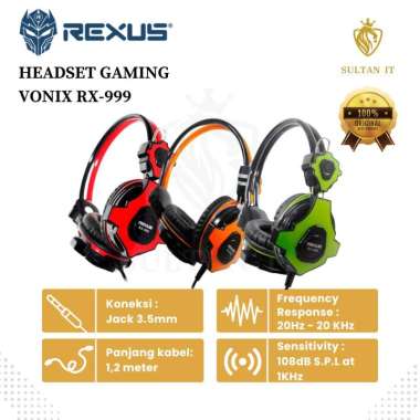 RX-999 Rexus Vonix Gaming Headset Original Headphone