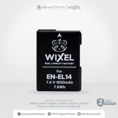 WIXEL Baterai Kamera EN-EL14 for Nikon Coolpix P7000 / P7100 / P7700 / P7800 / D3100 / D3200 / D3300
