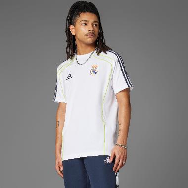adidas Men Football T-Shirt Real Madrid Ubp Baju Bola Pria [JF2591] M White