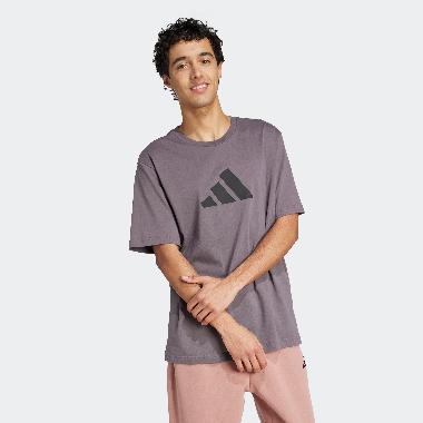 adidas Men T-Shirt Future Icons 3 Bar Logo Baju Pria [JD4921] A/XL Grey Strata